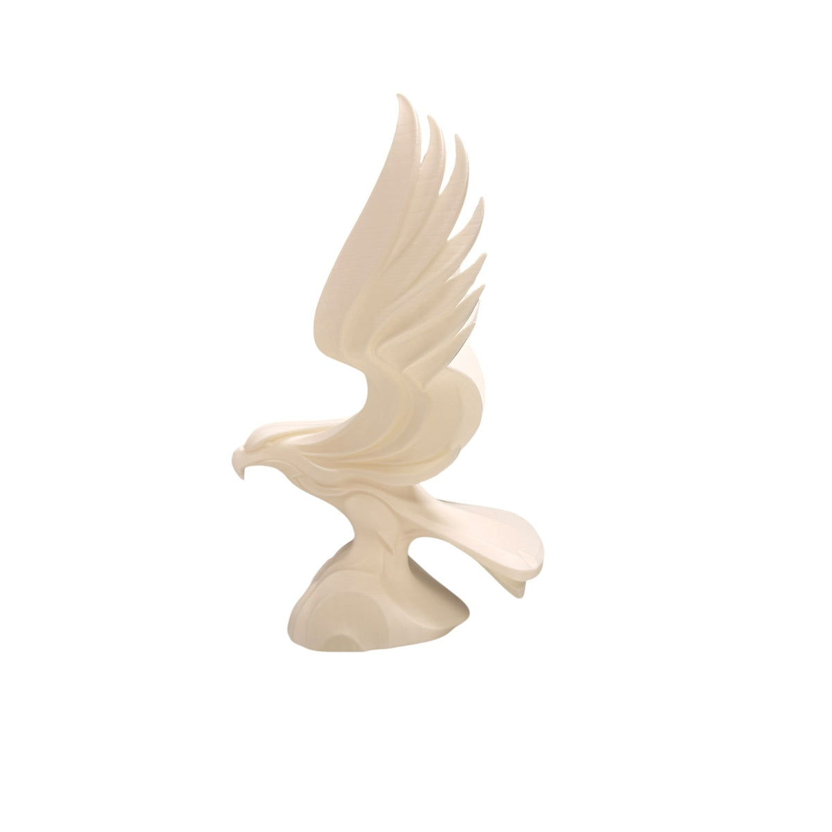 Handmade Resin Eagle Sculpture 18x18 Spread Wings Custom Color Bronze Gold White
